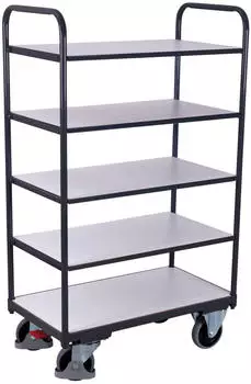 VARIOfit VARIOfit ESD-Etagenwagen 5 Ladefl&auml;chen 1200x800mm (sw-800.259)