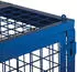 VARIOfit Drahtkastenwagen mit Deckel und Seitenklappe 1330x830x1150mm Anthrazit RAL 7016 (sw-800.405/AG)
