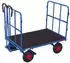 VARIOfit Handpritschenwagen mit 2 Rohrgitterwänden Luftbereifung 940x700mm (zu-42120)