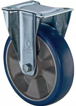 BS Rollen LSS410.B92 Bockrolle &Oslash;125mm 300kg PU blau Stahl verzinkt (LSS410.B92.125)
