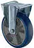 BS Rollen LSS410.B92 Bockrolle Ø125mm 300kg PU blau Stahl verzinkt (LSS410.B92.125)