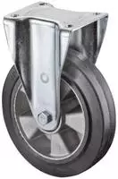 Schwerlastbockrolle Rad-&oslash; 250 Mm Tragf&auml;higkeit 550 Kg Elastikgummi 135 Mm 110...