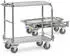 Fetra ESD-Klapptischwagen Alurohr/Aluplattform 720x450mm 200kg (91180)