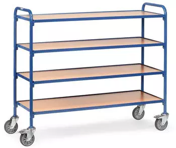 Fetra Beistellwagen mit B&ouml;den 250kg Tragkraft, TPE-Reifen (32950)