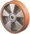 BS Rollen Polyurethanrad Ø150mm 400kg Achs-Ø20mm Nabenl.50mm (B90.150)
