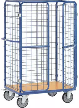 Fetra Paketwagen mit T&uuml;ren 1000x600mm 600kg TPE-Reifen (8581-3)