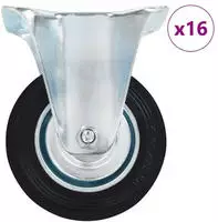 vidaXL 16 Stk. Bockrollen 100 mm