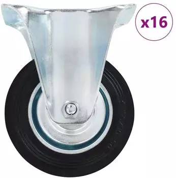 vidaXL Bockrollen 100mm, 16 Stk. (277953)