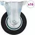 vidaXL Bockrollen 100mm, 16 Stk. (277953)