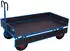 VARIOfit Handpritschenwagen mit Bordwand, Vollgummibereifung, 1250kg (zu-15201)