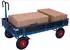 VARIOfit Handpritschenwagen mit Bordwand, Vollgummibereifung, 1250kg (zu-15201)