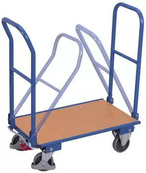 VARIOfit Klappb&uuml;gelwagen mit 2 B&uuml;geln 720x450mm 150kg (sw-450.803)
