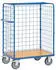 Fetra Paketwagen Drahtgitterwände 600kg Tragkraft, TPE-Bereifung (8481-1)