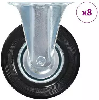 vidaXL Bockrollen 125mm, 8er-Set (277966)