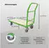 Trutzholm Plattformwagen 500kg Ladefläche 96x49cm (41777)
