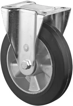 BS Rollen Schwerlast-Bockrolle &Oslash;200mm 450kg Elastikgummi (L610.B80.200)