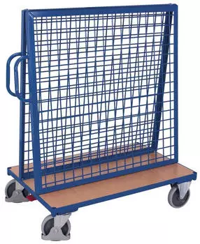 VARIOfit SW-800.800 Werkst&uuml;ckwagen Stahl pulverbeschichtet 500kg Vollgummi (SW-800.800)