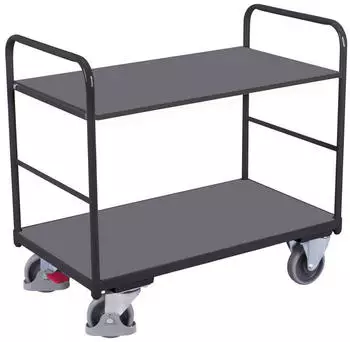Cordes VARIOfit Etagenwagen niedrig 2 Ladeflächen 1000x600mm anthrazit RAL 7016 (sw-600.205/AG)