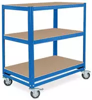 BRB Kommissionierwagen/Etagenwagen mit 3 Ebenen, BxTxH 900x500x1030 mm,...