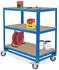BRB Kommissionierwagen 3 Ebenen 900x500x1030mm 200kg blau (76568)