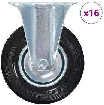 vidaXL Bockrollen 125mm, 16 Stk. (277968)