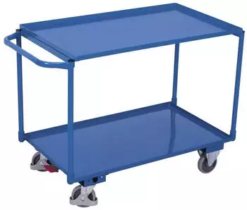VARIOfit Tischwagen mit Gitterrost und 2 Auffangwannen 995x595mm, &ouml;ldicht