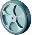 BS Rollen Ersatzrad B44 Gummi grau Ø250mm Tragfähigkeit 300kg (B44.250)