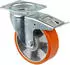 BS Rollen Lenkrolle mit Totalfeststeller Polyurethan Ø160mm (L420.B90.160)