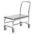 Kongamek Plattformwagen Edelstahl 760x440mm 100kg Gummibereifung mit Bremse (KM60363)
