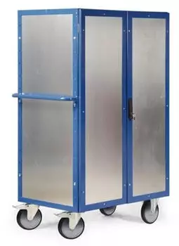 Protaurus Schrankwagen R600 Stahlblech, Türen, Rollen 1050x680mm (12-1310)