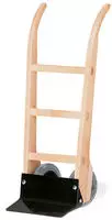 Holz-Sackkarre,Tragl. 200kg,Schaufel BxT 400x100mm,Schaufel Stahl,natur,TPE-Bereifung