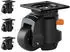 VEVOR Lenkrolle φ63,5mm 360° drehbar Nylon 1t Tragfähigkeit 4er-Set (GD-80FD)