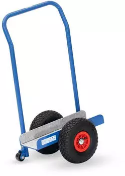 Fetra Plattenroller U-Form mit B&uuml;gel, Vollgummir&auml;der &Oslash;260mm, 500kg (4177)