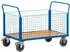 Rollcart Paketwagen Gitter-Vierwandwagen 100x67cm 600kg blau (02-6117)