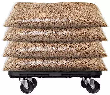 vidaXL Transportroller Schwarz Polypropylen 300kg, 2er-Set (3157520)