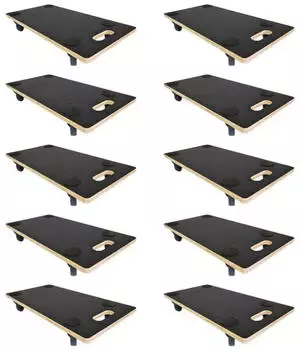 Proregal Hercules Transportroller 30x60cm 200kg Siebdruckplatte, 10er-Set (PR_MRTS2-14)