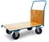 Wiltec Plattformwagen 600kg Vollgummireifen mit Bremse (61902)