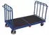 VARIOfit Doppelstirnwandwagen mit senkrechten Streben 1305x880mm 500kg (sw-1313)