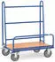 Fetra Plattenwagen mit Rohrbügeln, Riefengummi-Ladefläche 1070x335mm (4431)