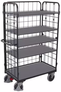 Cordes VARIOfit Dreiwandwagen 5 Etagen 1040x525x1780mm Anthrazitgrau RAL 7016 (sw-500.305/AG)