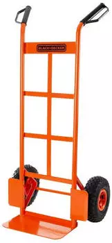 Black & Decker BXWTH301 Sackkarre Stahl 120kg, 52x45x116cm (BXWT-H301)