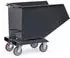 Fetra Muldenkipper mit Ablasshahn 600L 500kg anthrazitgrau (4703A-7016)