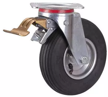 VARIOfit Bremsrolle mit Luftreifen 230x65mm, schwarz (dpl-230.000)