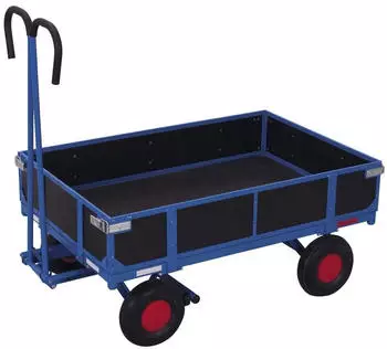 VARIOfit Handpritschenwagen mit Bordwand Luftbereifung 985x680mm (zu-15102)