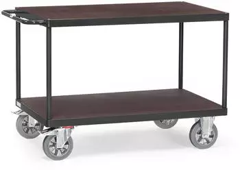 Fetra Tischwagen 2 Etagen 1600x800mm 1200kg anthrazitgrau (12405-7016)