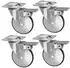 Sotech LINDAU Möbelrolle mit Bremse, 4er-Set, Ø75mm, 35kg (132351)