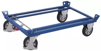 VARIOfit Palettenfahrgestell 1200x800mm 1200kg Elastikvollgummibereifung (sw-870.001)