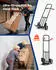 VEVOR Sackkarre 272kg Tragkraft, Teleskopgriff, Zurrgurt (HT2086AGX)