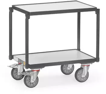 Fetra ESD-Etagenroller 2 Etagen mit Rand, 250kg, 605x408mm (93540)