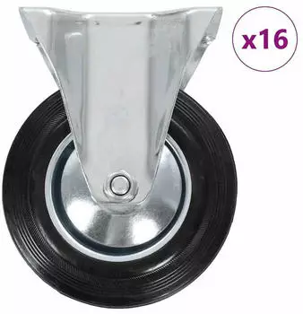 vidaXL Bockrollen 160mm, 16er-Set
